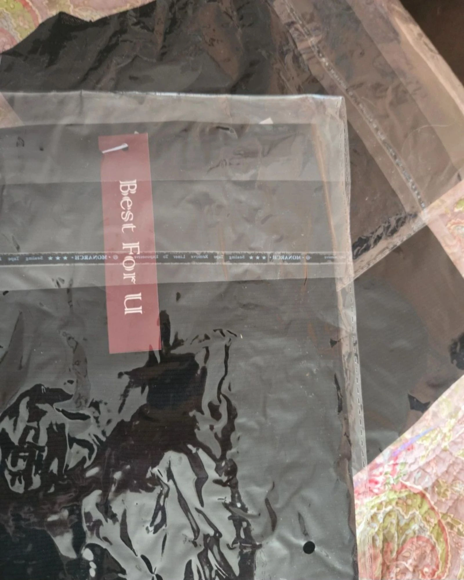 🌿 Lot de 3 tee-shirts en nylon transparent noir – photo 10